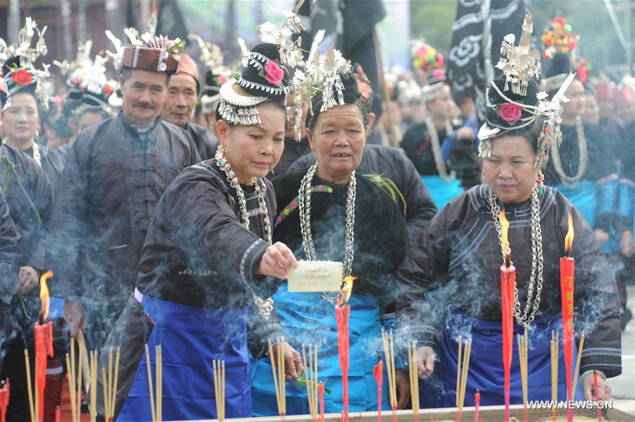CHINA-GUIZHOU-DONG PEOPLE-SAMA FESTIVAL (CN)