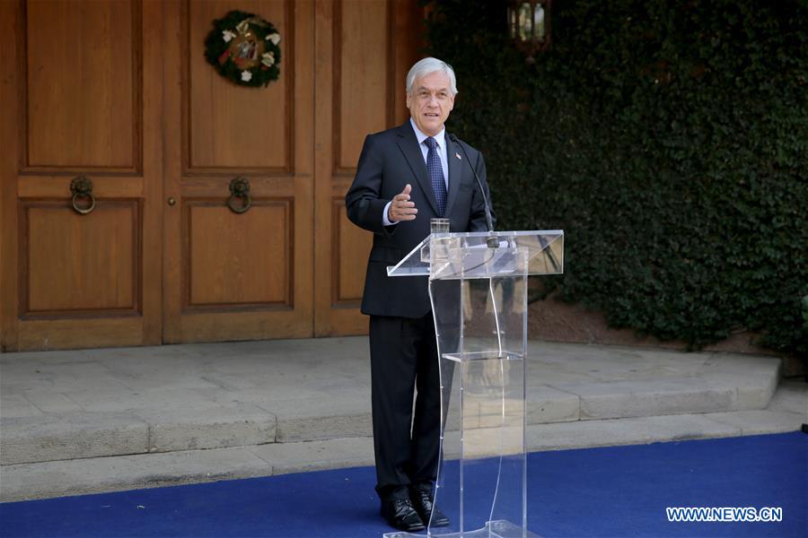 CHILE-SANTIAGO-PINERA-CHINA