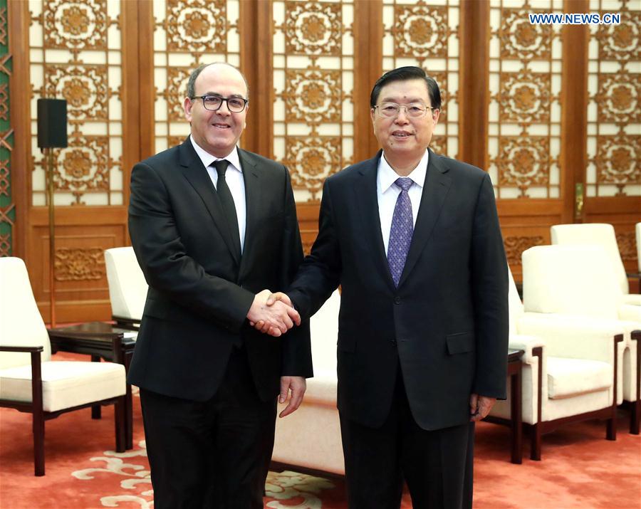 CHINA-BEIJING-ZHANG DEJIANG-MOROCCO-BENCHAMACH-MEETING (CN)