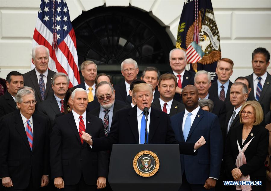 U.S.-WASHINGTON D.C.-TAX BILL-PASSING