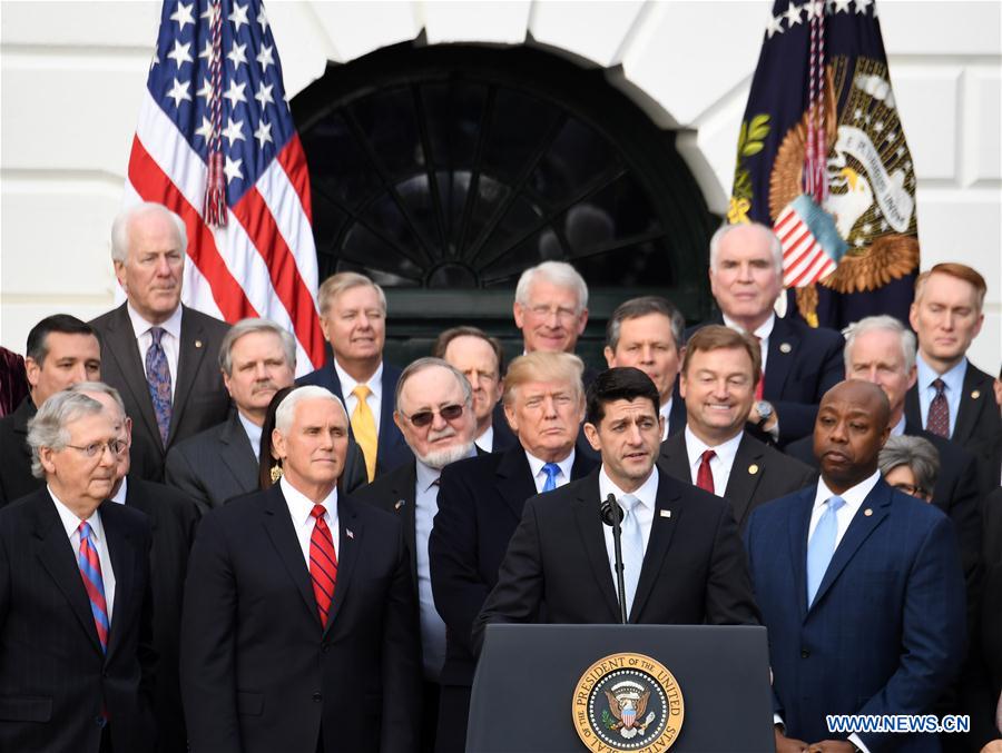 U.S.-WASHINGTON D.C.-TAX BILL-PASSING