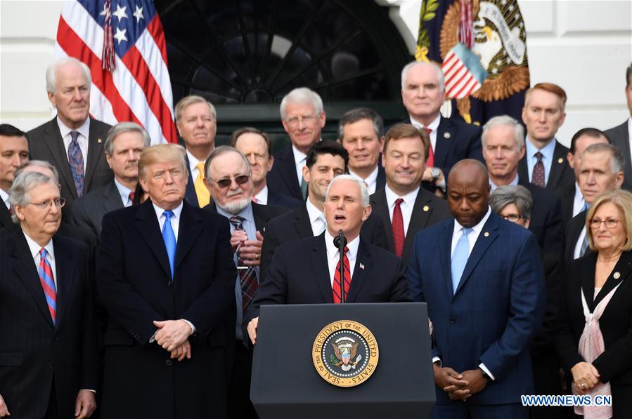 U.S.-WASHINGTON D.C.-TAX BILL-PASSING