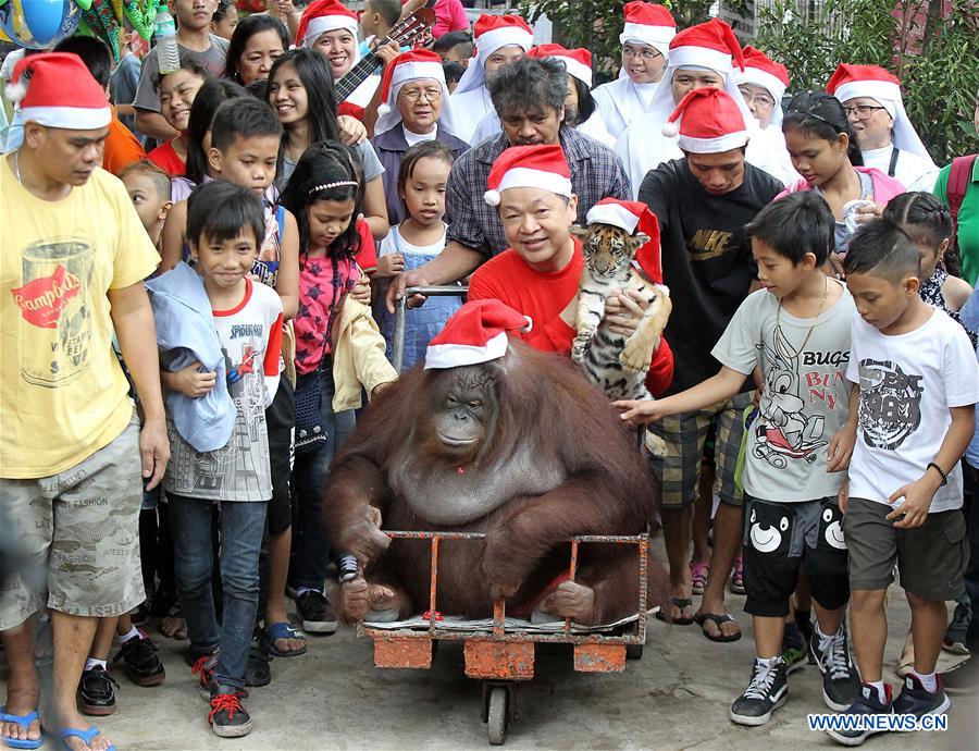 PHILIPPINES-MALABON CITY-ANIMAL CHRISTMAS PARTY