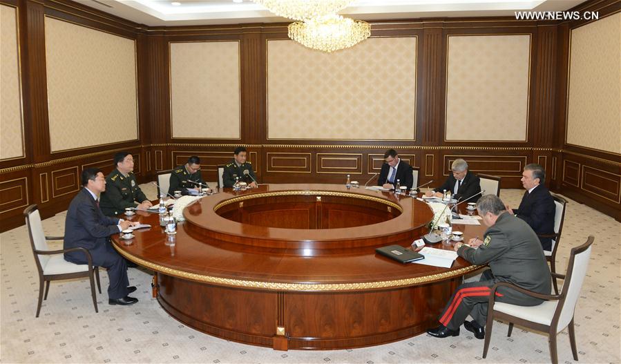 UZBEKISTAN-TASHKENT-CHINESE DEFENSE MINISTER-MEETING