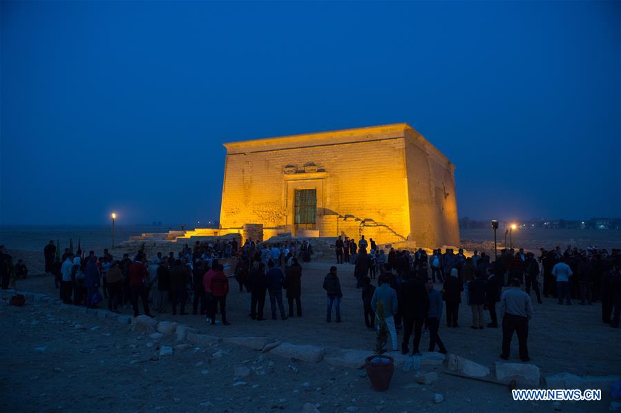 EGYPT-FAYOUM-QASR QAROUN-SUN FESTIVAL