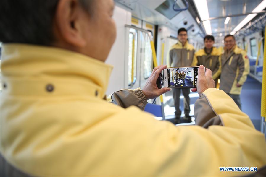#CHINA-QINGDAO-NEW SUBWAY TRAIN-FIRE SAFETY (CN)