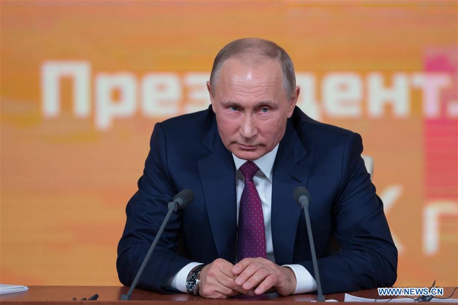 RUSSIA-MOSCOW-PUTIN-PRESS CONFERENCE
