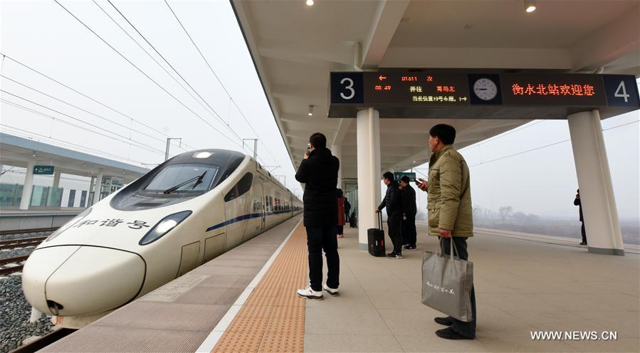 #CHINA-SHIJIAZHUANG-JINAN HIGH-SPEED RAILWAY-OPEN (CN)