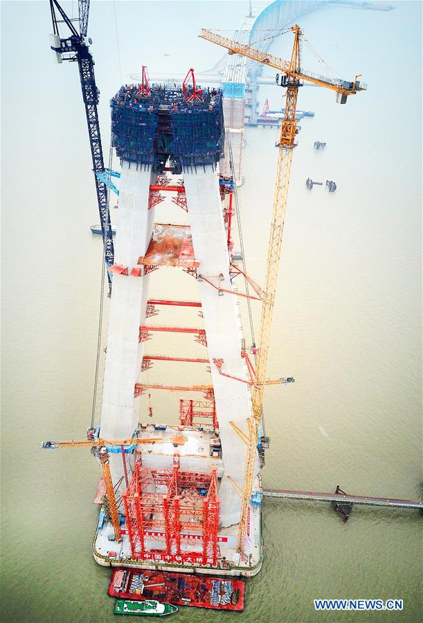 #CHINA-JIANGSU-NANTONG-BRIDGE CONSTRUCTION (CN)