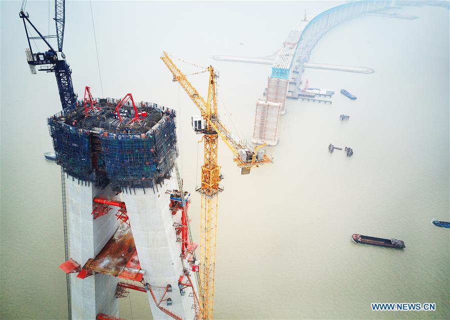 #CHINA-JIANGSU-NANTONG-BRIDGE CONSTRUCTION (CN)