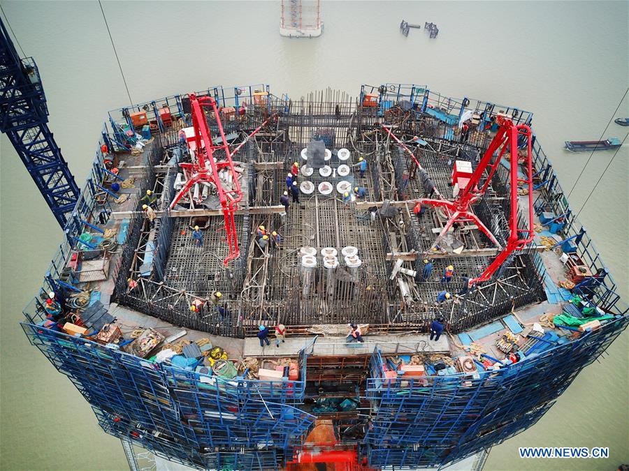 #CHINA-JIANGSU-NANTONG-BRIDGE CONSTRUCTION (CN)