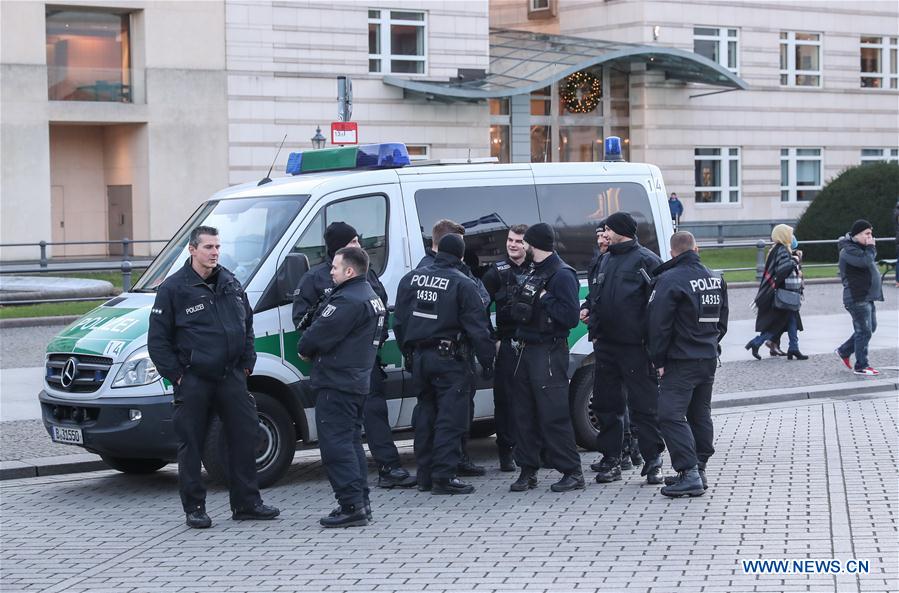 GERMANY-BERLIN-NEW YEAR-SECURITY