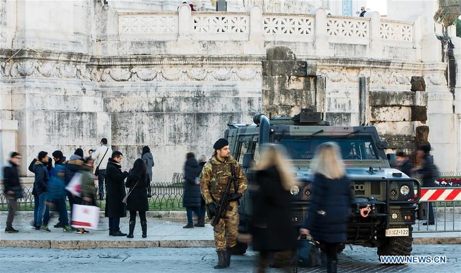 ITALY-ROME-NEW YEAR-SECURITY