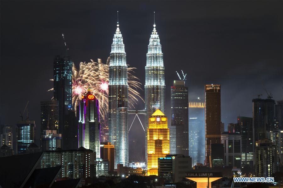 MALAYSIA-KUALA LUMPUR-NEW YEAR-FIREWORKS