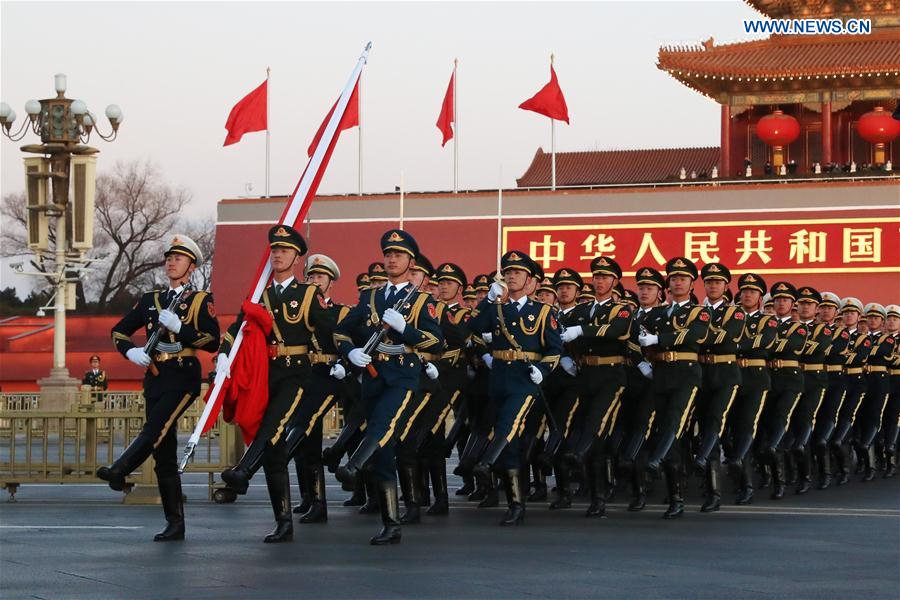 CHINA-BEIJING-PLA-FLAG-RAISING CEREMONY(CN)