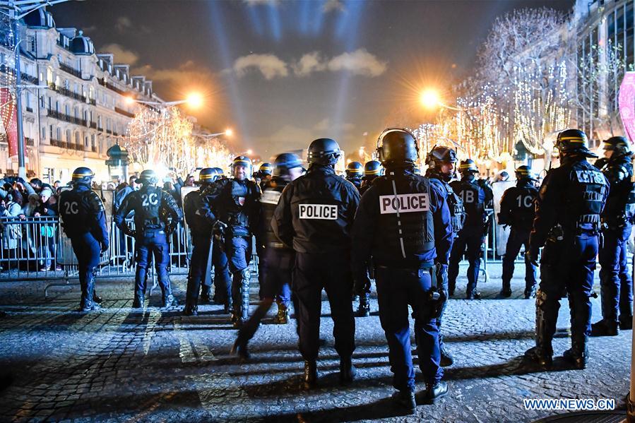 FRANCE-PARIS-NEW YEAR'S EVE-SECURITY