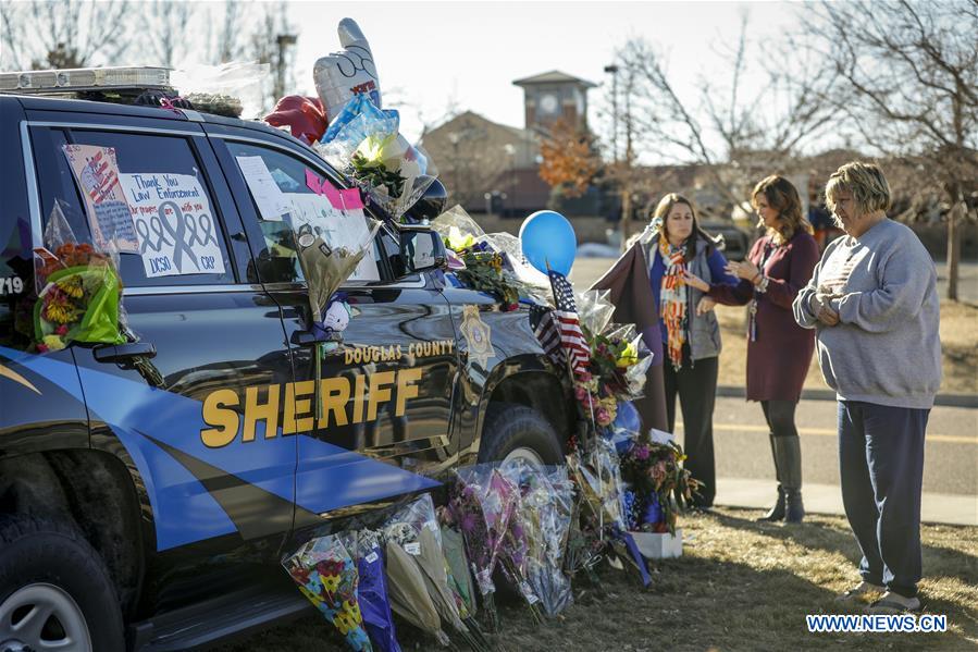 U.S.-DENVER-SHOOTING-ZACKARI PARRISH-MOURNING