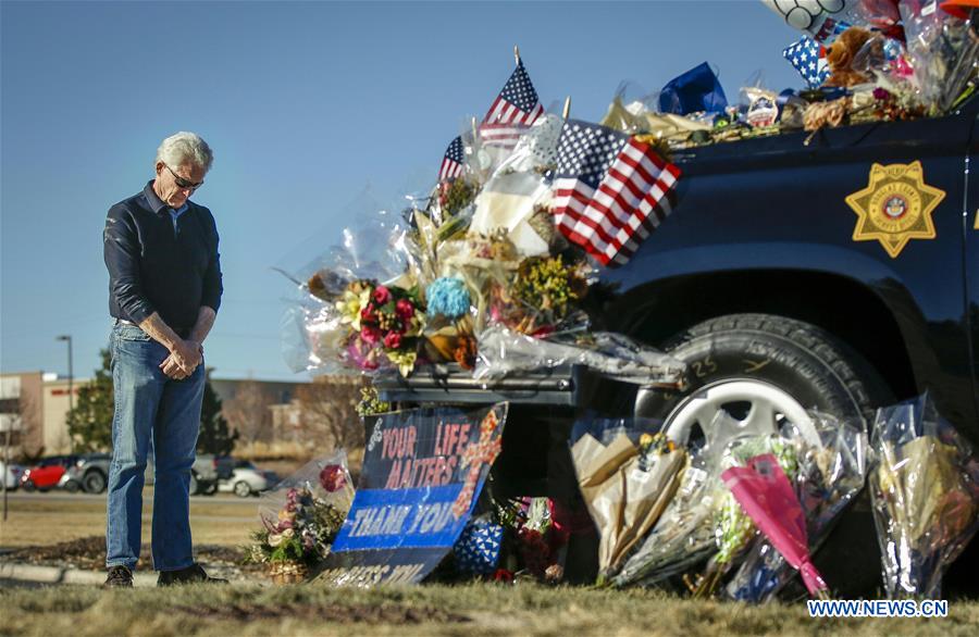 U.S.-DENVER-SHOOTING-ZACKARI PARRISH-MOURNING