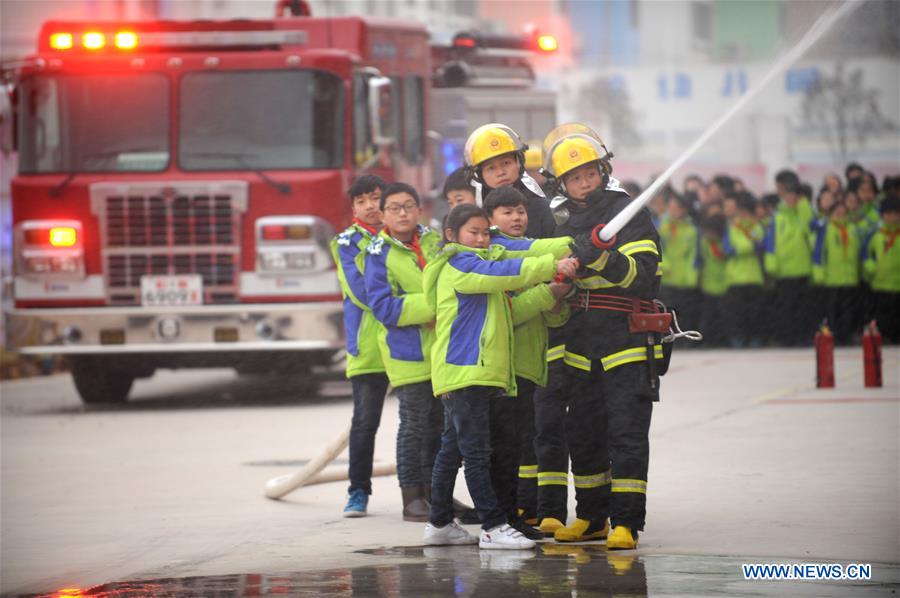 #CHINA-ANHUI-FIRE SAFETY-CAMPUS(CN)