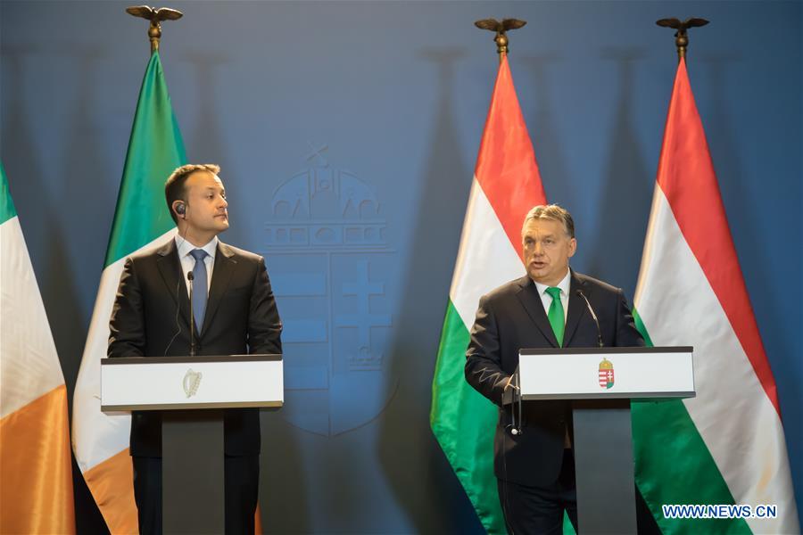 HUNGARY-BUDAPEST-IRELAND-PM-MEETING