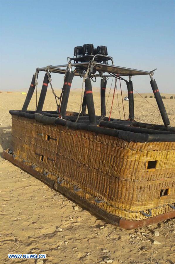 EGYPT-LUXOR-HOT AIR BALLOON-CRASH