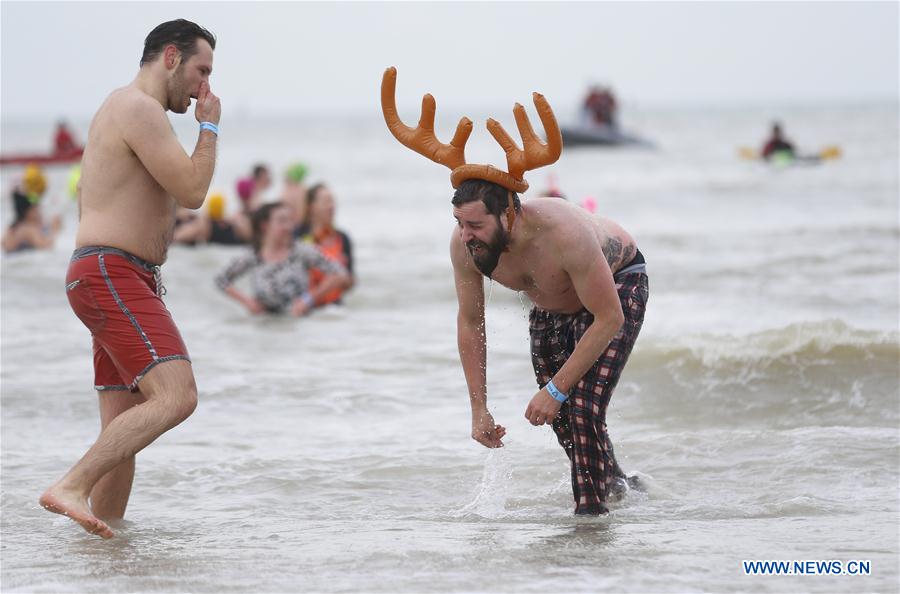 BELGIUM-OOSTENDE-NEW YEAR-DIVE