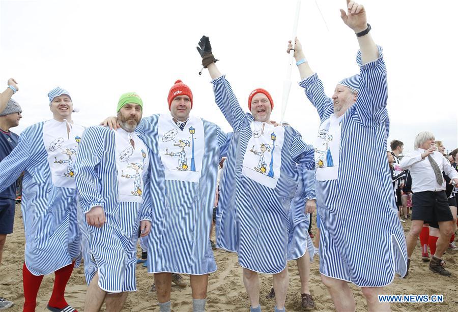 BELGIUM-OOSTENDE-NEW YEAR-DIVE