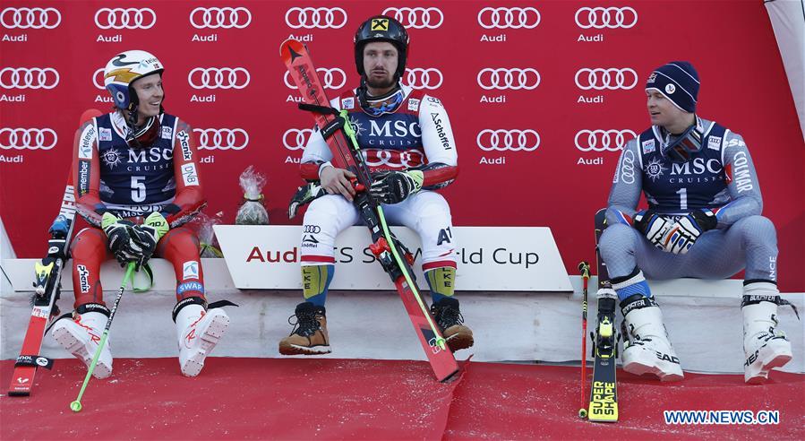 (SP)SWITZERLAND-ADELBODEN-ALPINE SKIING-FIS WORLD CUP-MEN'S GIANT SLALOM