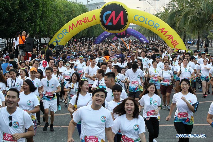 PHILIPPINES-PASAY CITY-2018 COLOR MANILA RUN