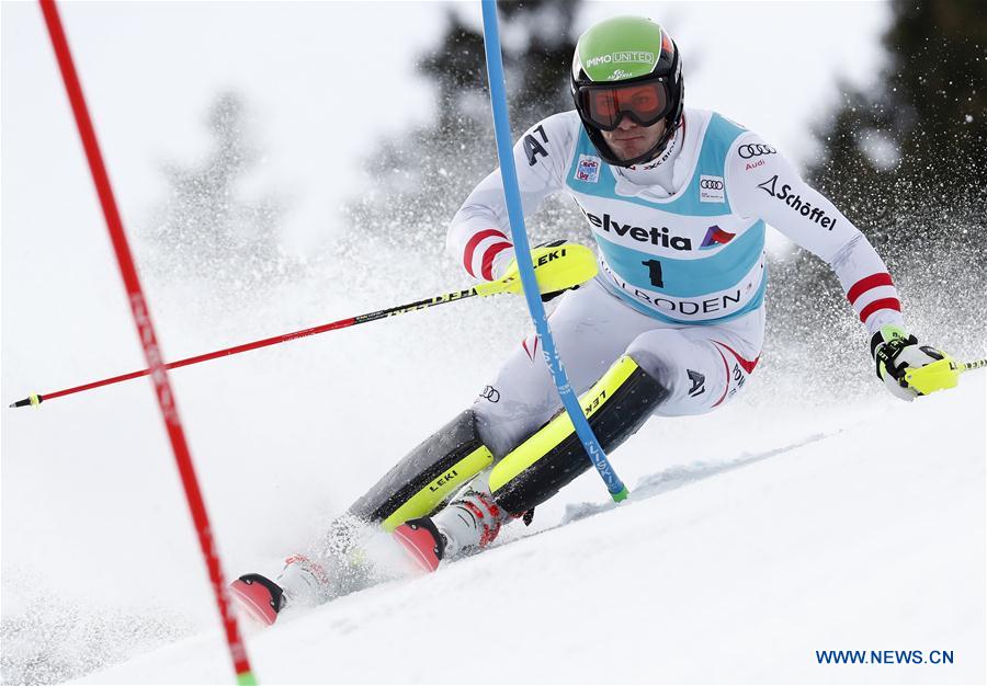 (SP)SWITZERLAND-ADELBODEN-ALPINE SKIING-FIS WORLD CUP-MEN'S SLALOM