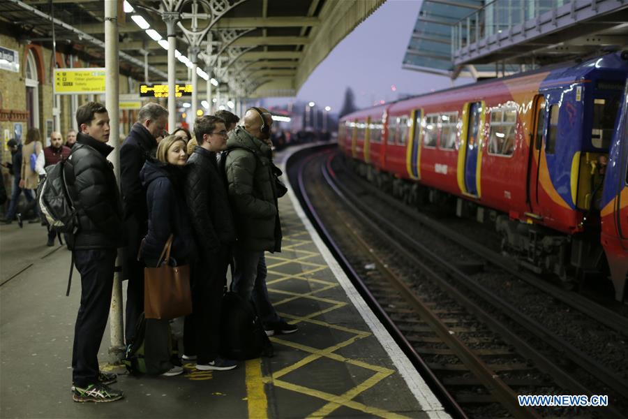 BRITAIN-LONDON-RAILWAY-STRIKE