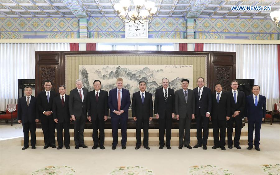 CHINA-BEIJING-WANG YANG-U.S. CHAMBER OF COMMERCE DELEGATION-MEETING (CN)