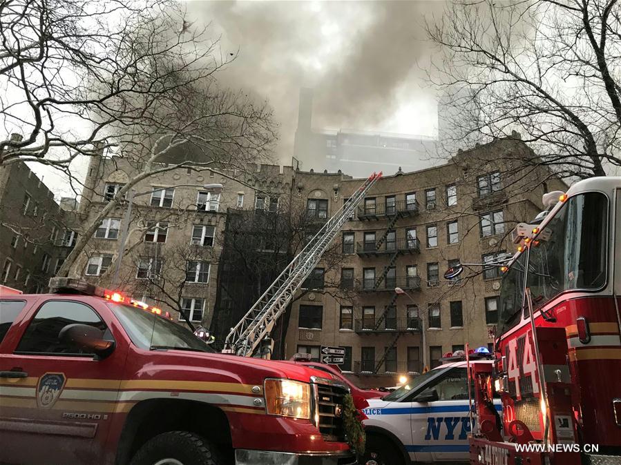 U.S.-NEW YORK-MANHATTAN APARTMENT-FIRE