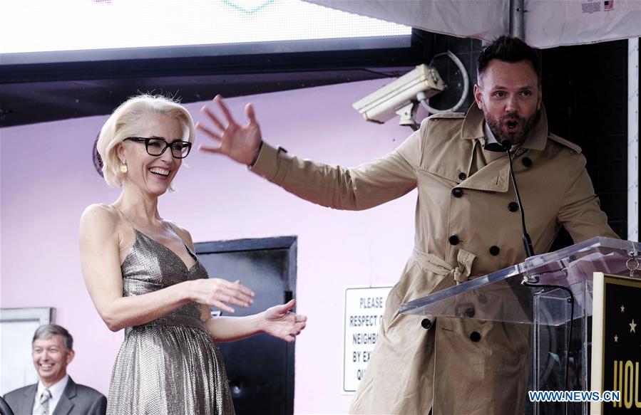 U.S.-LOS ANGELES-HOLLYWOOD WALK OF FAME-GILLIAN ANDERSON