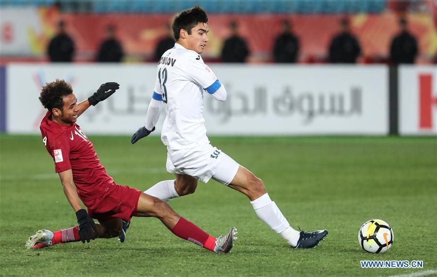 In pics: Qatar vs. Uzbekistan during China 2018