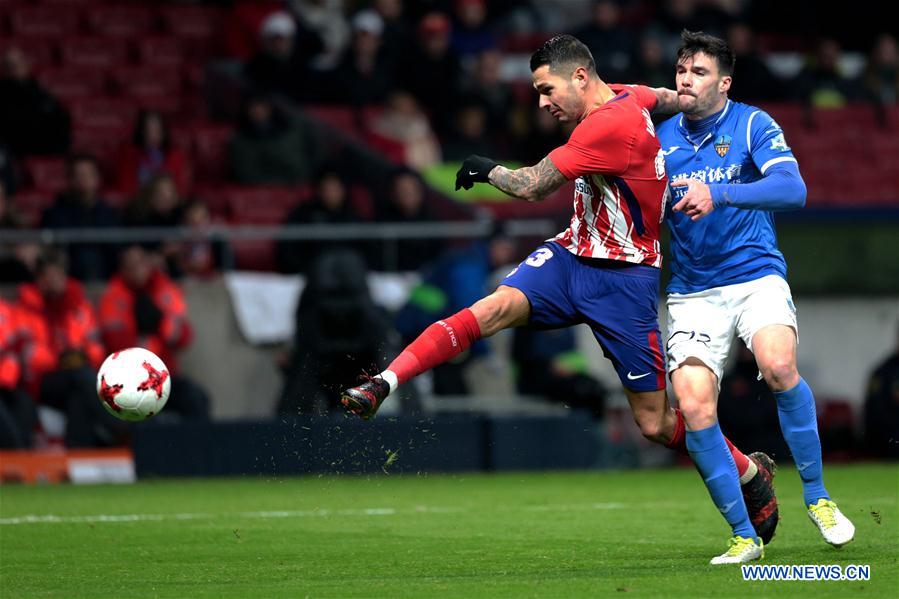 (SP)SPAIN-MADRID-SOCCER-KING'S CUP-ATLETICO MADRID VS LLEIDA
