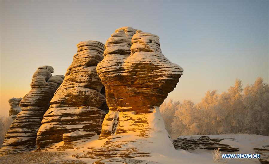 CHINA-INNER MONGOLIA-RIME SCENERY(CN)