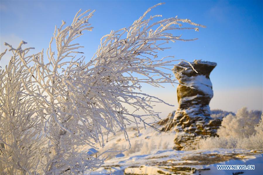 CHINA-INNER MONGOLIA-RIME SCENERY(CN)
