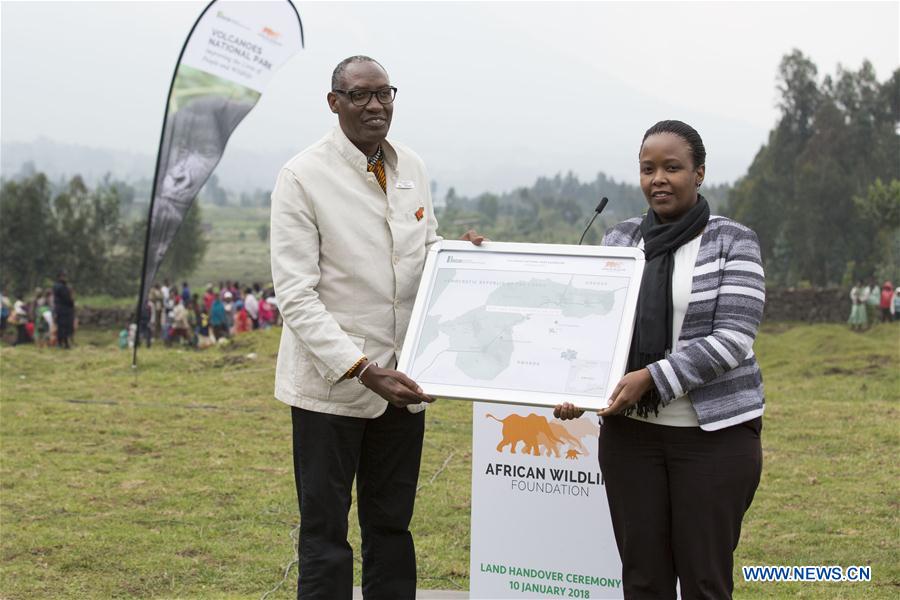 RWANDA-MUSANZE-LAND-DONATION-GORILLA CONSERVATION