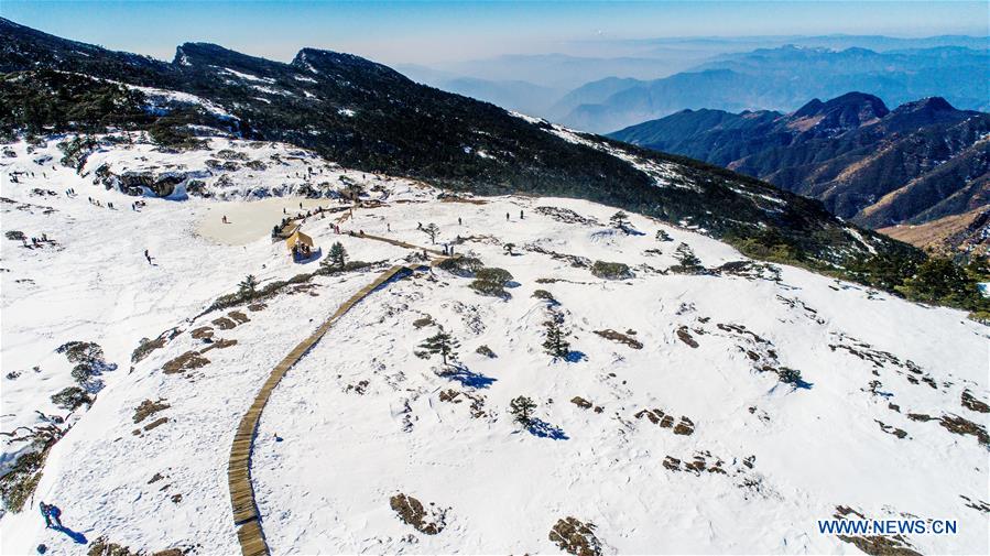 CHINA-KUNMING-SNOW MOUNTAIN-SCENERY (CN)