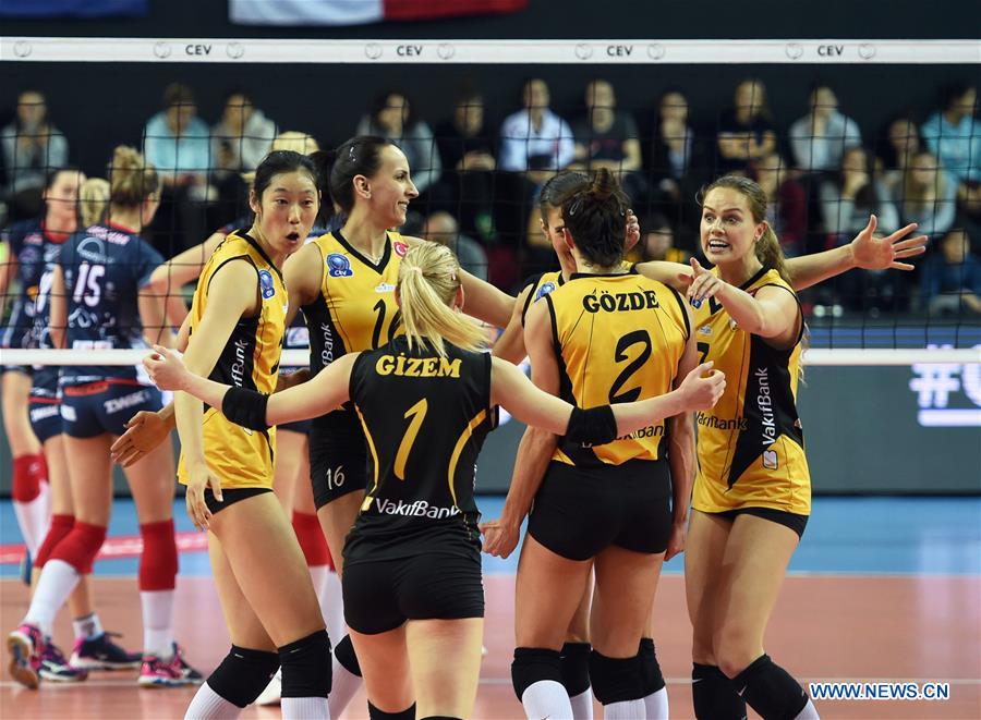 (SP)TURKEY-ISTANBUL-VOLLEYBALL-CEV-CHAMPIONS LEAGUE-VAKIFBANK VS GROT BUDOWLANI LODZ