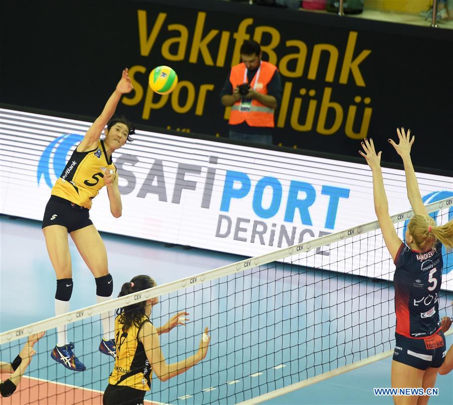 (SP)TURKEY-ISTANBUL-VOLLEYBALL-CEV-CHAMPIONS LEAGUE-VAKIFBANK VS GROT BUDOWLANI LODZ