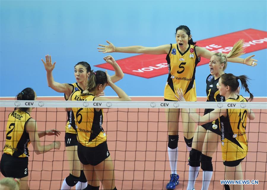 (SP)TURKEY-ISTANBUL-VOLLEYBALL-CEV-CHAMPIONS LEAGUE-VAKIFBANK VS GROT BUDOWLANI LODZ