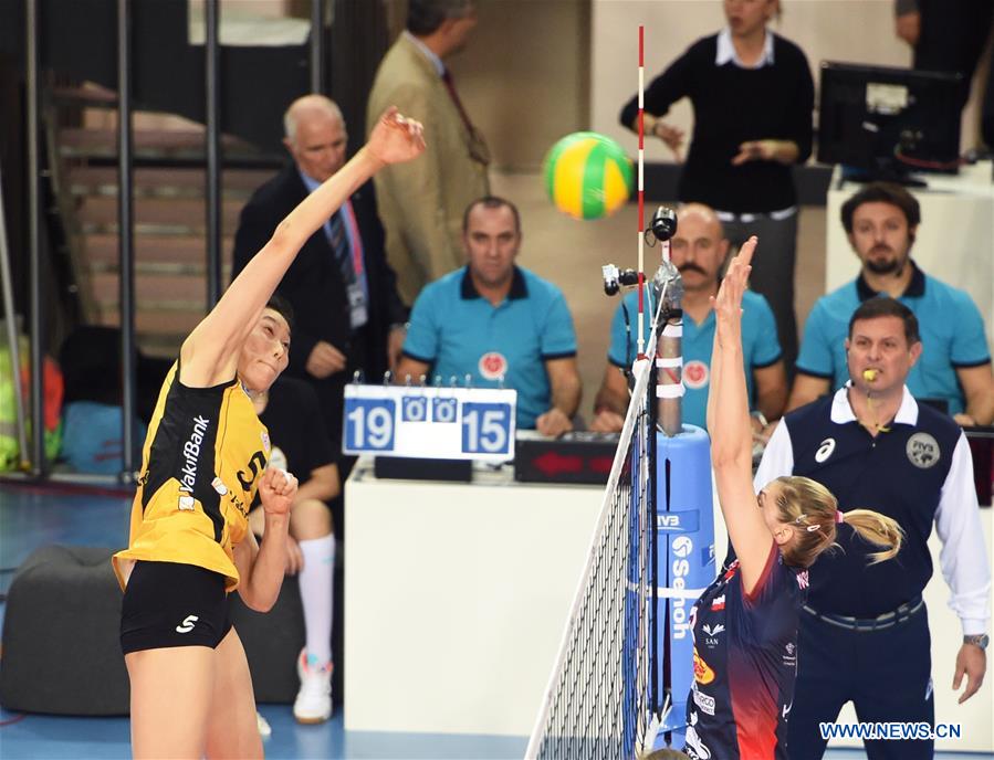 (SP)TURKEY-ISTANBUL-VOLLEYBALL-CEV-CHAMPIONS LEAGUE-VAKIFBANK VS GROT BUDOWLANI LODZ