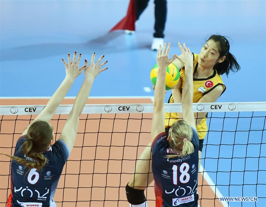 (SP)TURKEY-ISTANBUL-VOLLEYBALL-CEV-CHAMPIONS LEAGUE-VAKIFBANK VS GROT BUDOWLANI LODZ