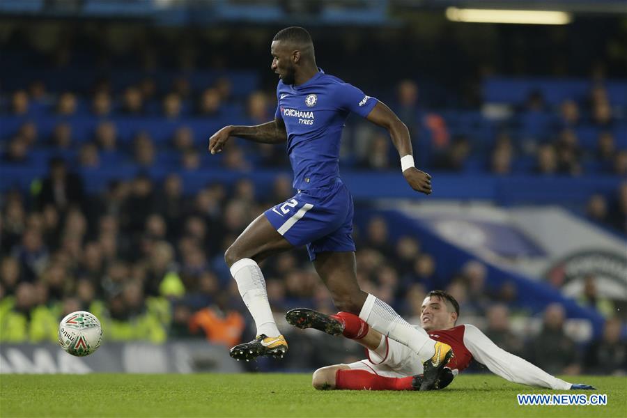 (SP)BRITAIN-LONDON-FOOTBALL-LEAGUE CUP-CHELSEA VS ARSENAL