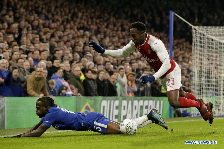 (SP)BRITAIN-LONDON-FOOTBALL-LEAGUE CUP-CHELSEA VS ARSENAL