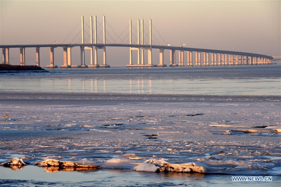 CHINA-SHANDONG-QINGDAO-ICE ON SEA (CN)