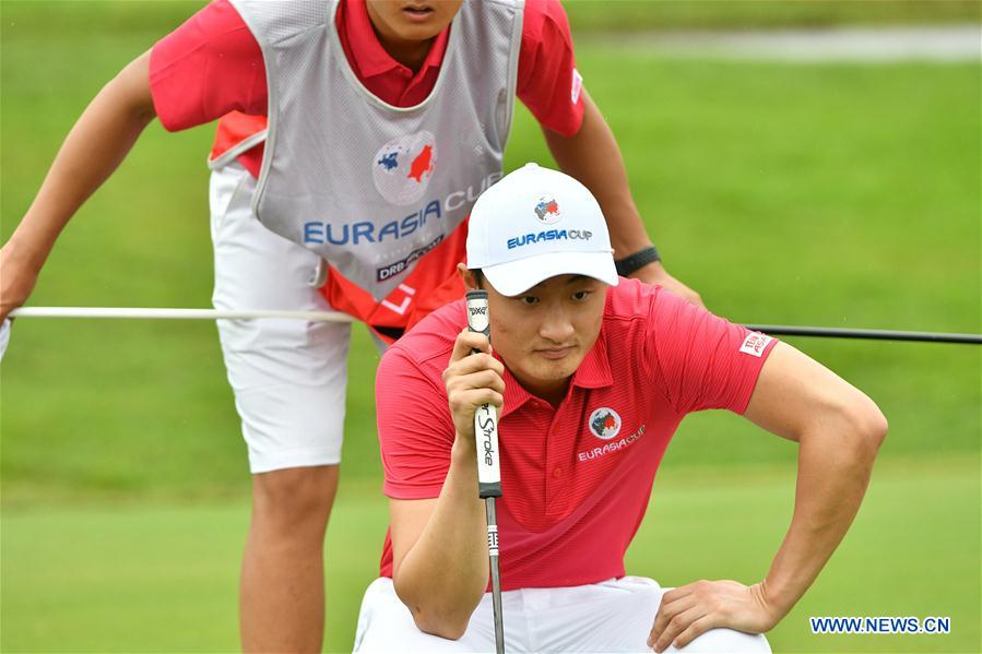 (SP)MALAYSIA-KUALA LUMPUR-GOLF-EURASIA CUP-DAY ONE