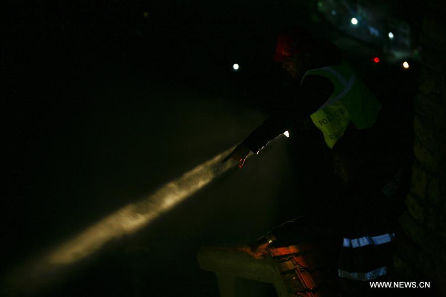 NEPAL-KATHMANDU-WORLD HERITAGE SITE-SWAYAMBHUNATH STUPA-FIRE